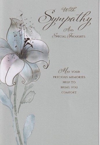 Sympathy condolence greeting - condolence,