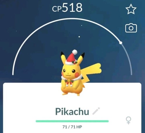 Pokémon pikachu holiday - go,