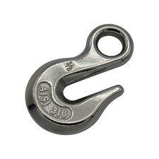 Stainless Steel Eye Grab Hook 8MM (Chain Pull Winch Recovery)