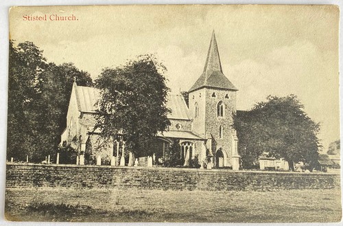 Postcard stisted church - stisted,