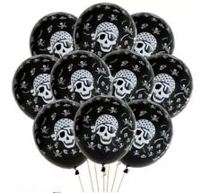 PIRATE Balloons x10 Birthday Party Decorations Latex Balloon Boys Girls
