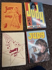 Vintage Judy Annuals X 4 1970s/ 80s Good Condition