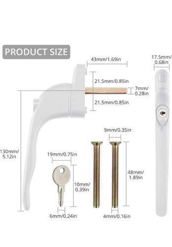 Handles for pvc windows - handles,