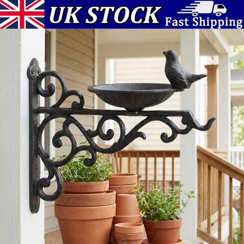 Vintage cast iron bird - bird, bath