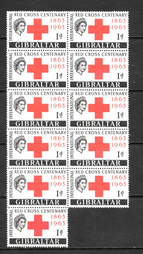 Gibraltar sg175 red cross - gibraltar,