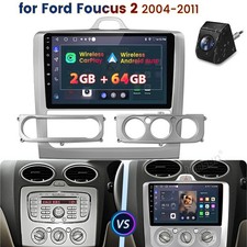 64GB For 2004-2011 Ford Focus Mk2 Android CarPlay Stereo Radio GPS Navi + Camera