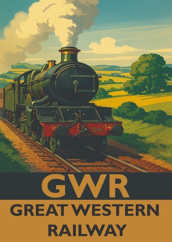 Gwr railway retro classic - gwr,