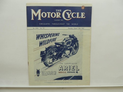 Aug 1947 the - aug, motorcycle