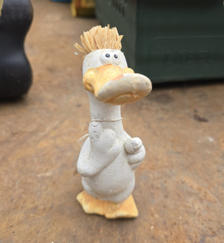 Duck ornament figurine - duck,