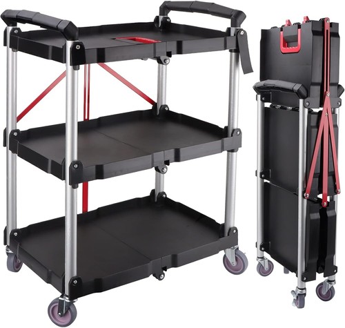 Tier service cart with - service,