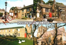 Postcard, Saddleworth Villages, Delph, Dobcross, Denshaw, Uppermill (Multiview)