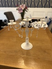 Shabby Chic Candelabra - Cream - Wedding, occasion Centrepiece
