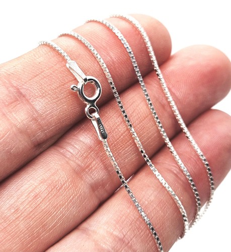Silver chain necklace - necklace, link