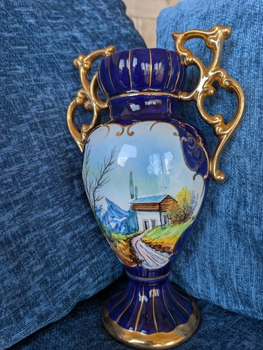 Ceramic vase alcobaca portugal - ceramic,