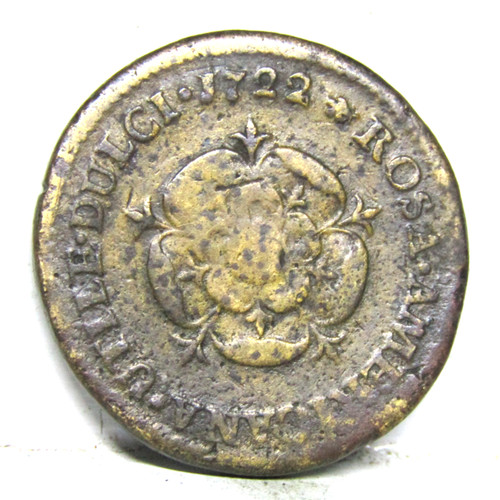 1722 rosa americana coin - rosa,