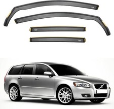 ISPEED Wind Deflectors for Volvo V50 MK1 2004-2012 5-Door Estate 4pc Set Visors