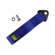 BLUE, Race Car OMP Style Tow Strap, Car Modification, Track Day Styling 2tonnes