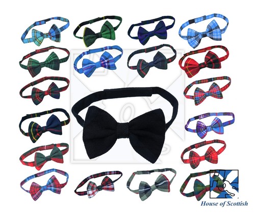 Men scottish tartan bow ties - men's,