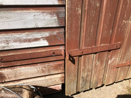 Shed security steel bars