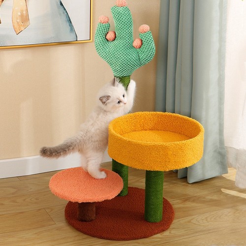 Cat tree scratching - cat,
