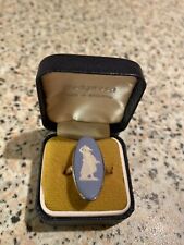 wedgewood jasper ware oval silver ring