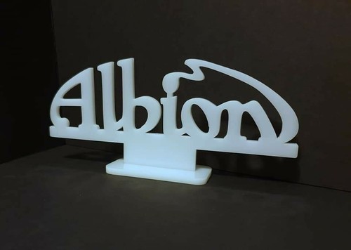 Albion badge display plaque