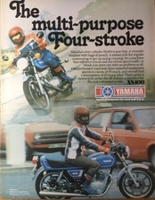 YAMAHA XS400 ORIGINAL 1979 COLOUR ADVERTISEMENT 28cm x 21cm
