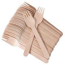 100 x Biodegradable Wooden