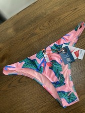NEW Tropical Cheeky Bikini Bottoms By Superdry Size 16