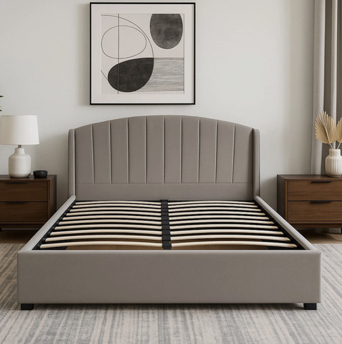 Isabelle upholstered ottoman - upholstered,