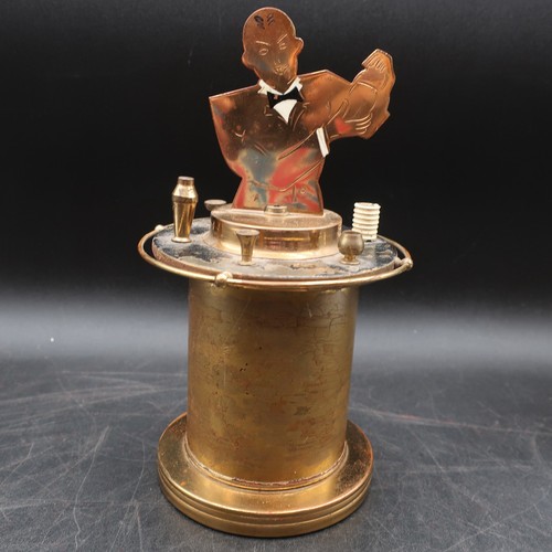 1930s art deco brass bartender - 1930s,