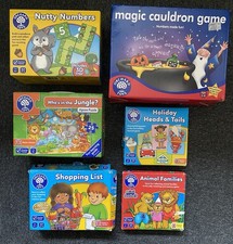 Orchard Toys Game Bundle X 6 - Shopping List, Nutty Numbers & More