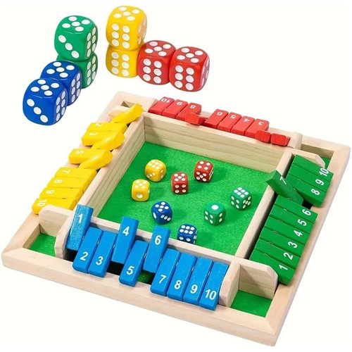 Wooden shut the box - the,