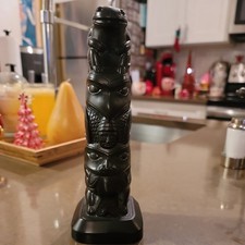 Haida Totem Pole Frog on top