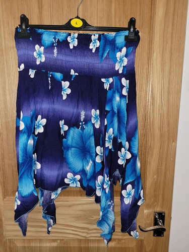 Women blue floral - women's,