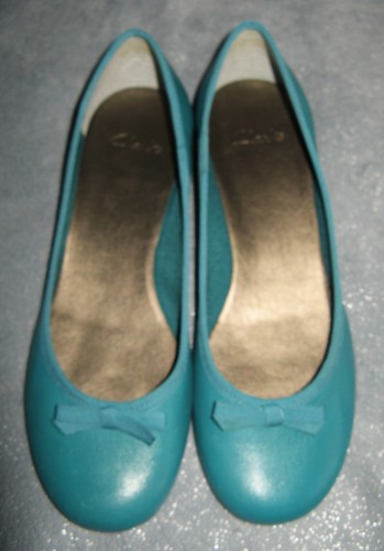 Clarks jade turquoise leather - clarks, jade/turquoise