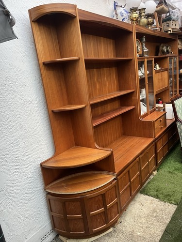 Nathan teak wall unit mid - teak,