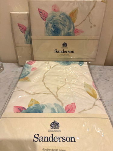 Sanderson ottoline dbl duvet - dbl,