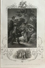 1685 Duke of Monmouth Captured Battle of Sedgemoor Original Antique Print