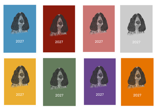 Blue roan cocker spaniel - roan, 2027
