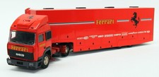 Eligor 1/43 Scale Diecast 11335 - Iveco F1 Car Transporter Truck - Ferrari