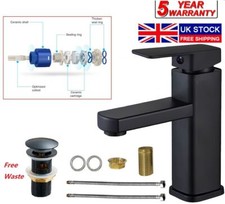 Black Cloakroom Basin Sink