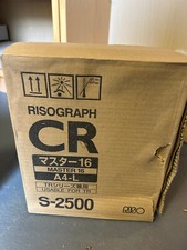 2 x Riso Risograph CR Masters  16 S-2500 A4-L