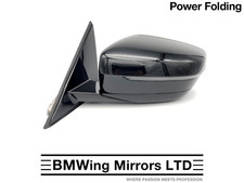 BMW 3 G20 G21 LEFT PASSENGER SIDE DOOR WING MIRROR POWER FOLDING 5 PIN / BLACK