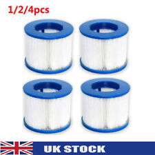 1/2/4PCS INFLATABLE HOT TUB FILTERS  SCREW ON Clever Spa,Wave Spa,Aqua Spa UK