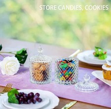 2 x  300 ML Glass Candy Dish