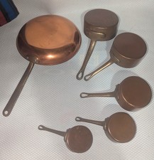 Vintage  set of 6 copper mini