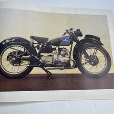 Print 1993: 1947 Douglas 348 cc Model T35 Motorcycle Motorbike Vintage Print 