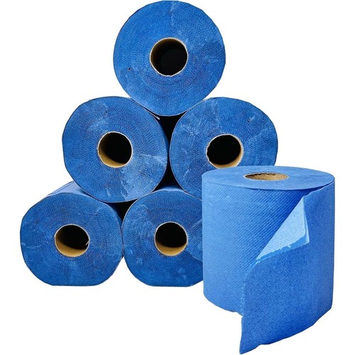 Blue centrefeed rolls ply - blue,