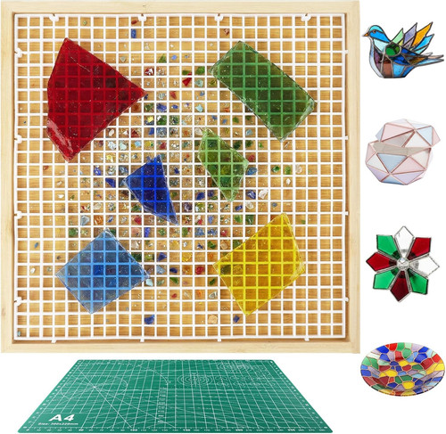 Stained glass cutting mat - stained,